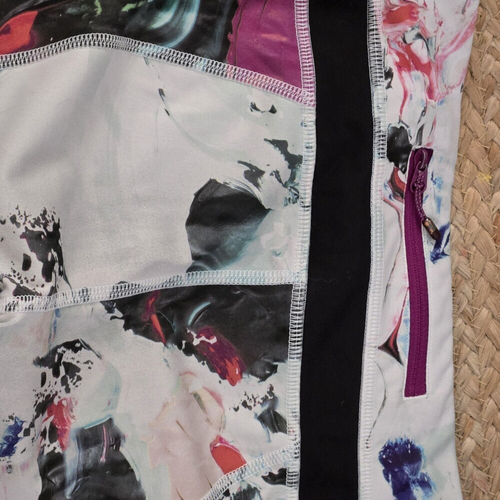 LULULEMON Run Inspire‎ Crop 6 Pigment Wave Multi Black - Picture 4 of 5